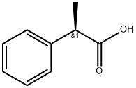 (R)-2-苯基丙酸 结构式