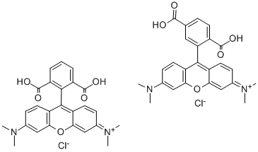 5(6)-羧基四甲基罗丹明 结构式