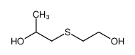 1-(2-硫代羟乙基)-2-丙醇 结构式