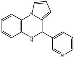 4-(吡啶-3-基)-4,5-二氢吡咯并[1,2-a]喹喔啉 结构式