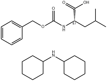 N-苄氧羰基-L-亮氨酸 二环己基铵盐 结构式