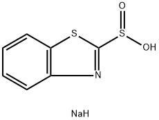 苯并[d]噻唑-2-亚磺酸钠 结构式