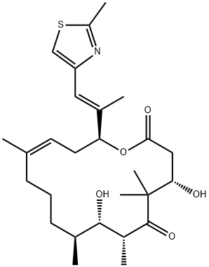 埃博霉素 D 结构式