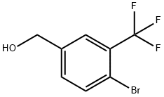 4-溴-3-三氟甲基苄醇 结构式
