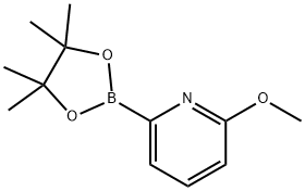 6-甲氧基吡啶-2-硼酸频哪醇酯 结构式