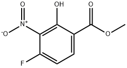 4-氟-2-羟基-3-硝基苯甲酸甲酯 结构式
