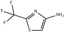 2-(三氟甲基)噻唑-4-胺 结构式