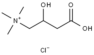 DL-肉碱盐酸盐 结构式