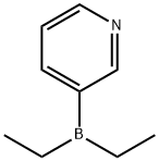 二乙基(3-吡啶基)硼烷 结构式