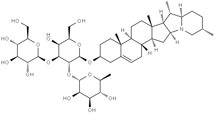 α-茄碱 结构式