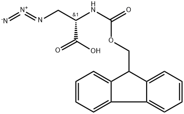 Fmoc-β-叠氮基-L-丙氨酸 结构式