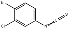 4-溴-3-氯苯基异硫氰酸酯 结构式