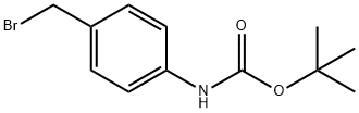 N-Boc-4-(溴甲基)苯胺 结构式