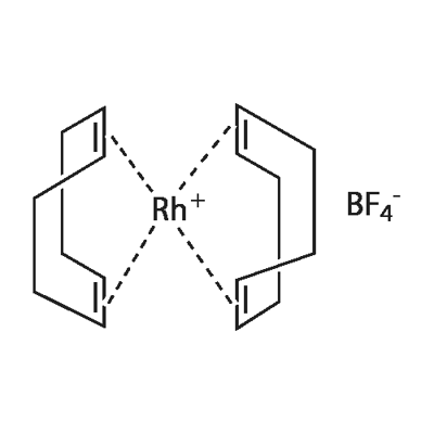 双(1,5-环辛二烯)四氟硼酸铑(I) 结构式
