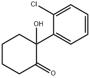 2-羟基-2-(邻氯苯基)环己酮 结构式