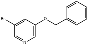 3-苄氧基-5-溴吡啶 结构式