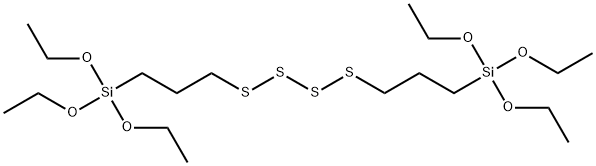 双-[γ-(三乙氧基硅)丙基]-四硫化物 结构式