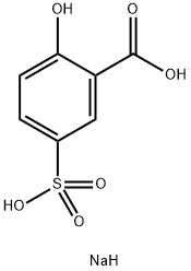 5-磺基水杨酸钠 结构式