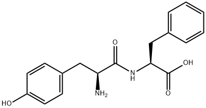 酪氨酰-苯丙氨酸 结构式