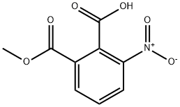 2-(甲氧基羰基)-6-硝基苯甲酸 结构式