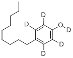 4-正壬基酚-D5 结构式