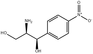 D-(-)-苏-2-氨基-1-(4-硝基苯基)-1,3-丙二醇 结构式