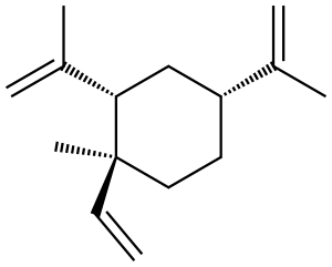 β-榄香烯 结构式