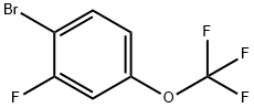 1-溴-2-氟-4-(三氟甲氧基)苯 结构式