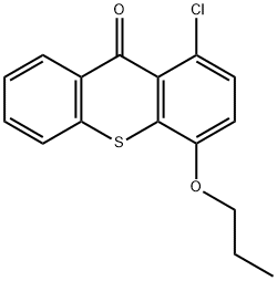 1-氯-4-丙氧基噻吨酮 结构式
