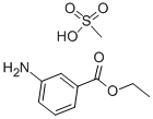 3-乙氧酰基苯胺甲磺酸盐 结构式
