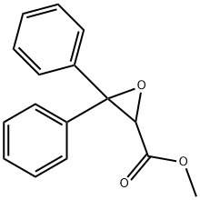 3,3-二苯基-2,3-环氧丙酸甲酯 结构式