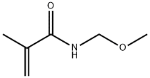 N-(甲氧基甲基)甲基丙烯酰胺 结构式
