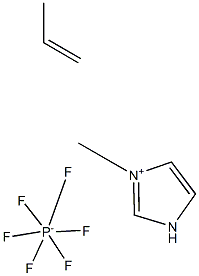 1-烯丙基-3-甲基咪唑六氟磷酸盐 结构式