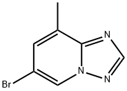 6-溴-8-甲基[1,2,4]三唑并[1,5-a]吡啶 结构式