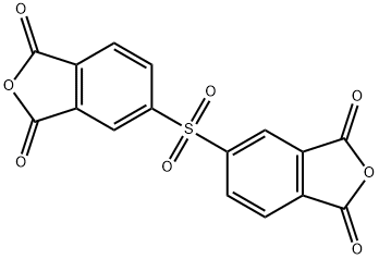 3,3',4,4'-二苯基砜四羧酸二酸酐 结构式