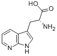 (R)-2-氨基-3-(1H-吡咯并[2,3-b]吡啶-3-基)丙酸 结构式