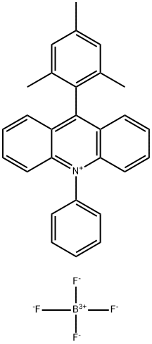 9-均三甲苯基-10-苯基吖啶-10-鎓四氟硼酸盐 结构式