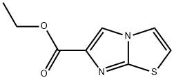 咪唑并[2,1-B]噻唑-6-羧酸乙酯 结构式