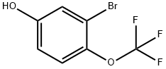 3-溴-4-(三氟甲氧基)苯酚 结构式