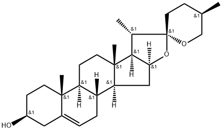 薯蓣皂苷元 结构式