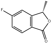 (S)-5-氟-3-甲基异苯并呋喃-1(3H)-酮 结构式