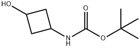 N-Boc-3-氨基环丁醇 结构式