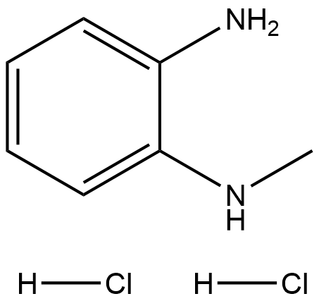 N-甲基-1,2-苯二胺二盐酸盐 结构式