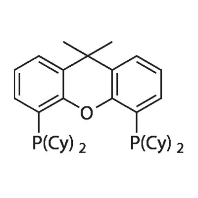 4,5-双(二环己基膦)-9,9-二甲基氧杂蒽 结构式