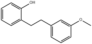 2-(3-甲氧基苯乙基)苯酚 结构式