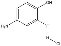 4-氨基-2-氟苯酚盐酸盐 结构式