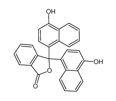 1-萘酚酞 结构式