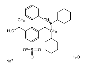 2'-(二环己基膦基)-2,6-二异丙基联苯-4-磺酸钠 结构式