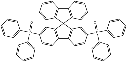 2,7-双(二苯基氧膦基)-9,9'-螺双[芴] 结构式