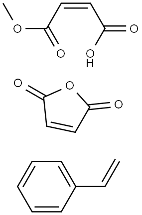 苯乙烯-马来酸酐共聚物 结构式